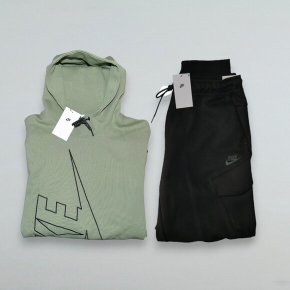 Men's Size 2XL Nike Tech Fleece 2 PC Set Tracksuit Sweatsuit 100% Authentic NWT - Picture 2 of 12
